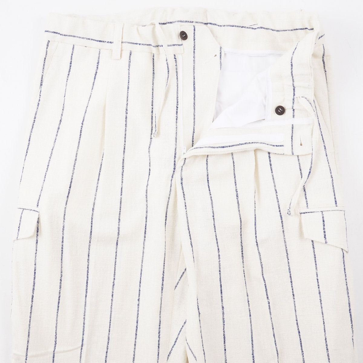 Sartorio Wool-Silk-Linen Drawstring Pants - Top Shelf Apparel