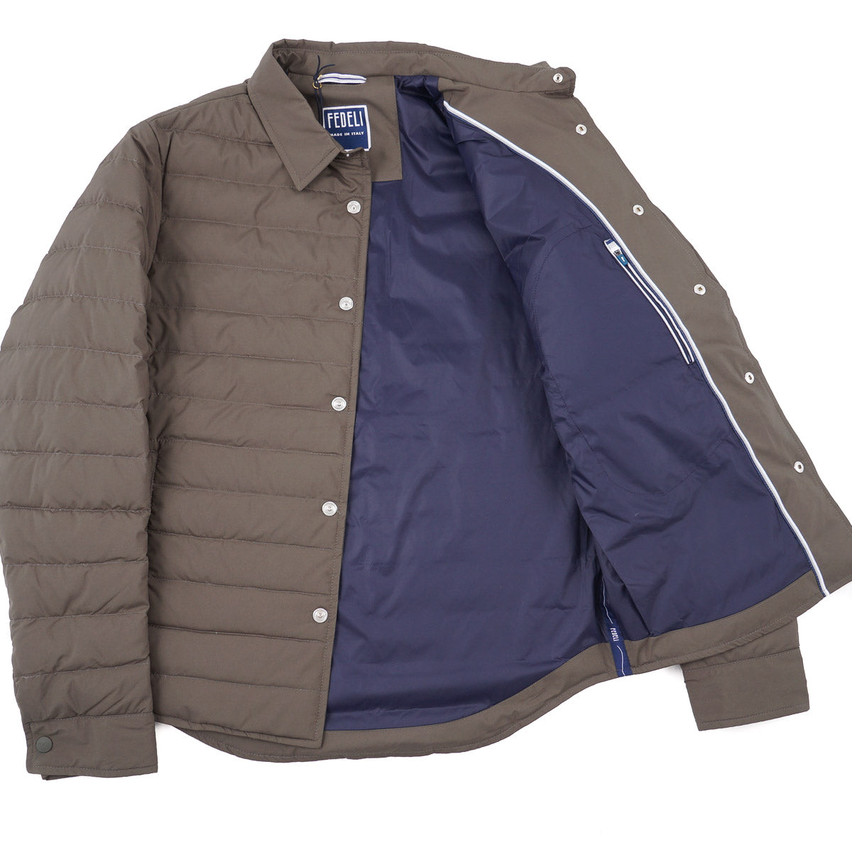 Fedeli Airstop Quilted Down Shirt-Jacket - Top Shelf Apparel