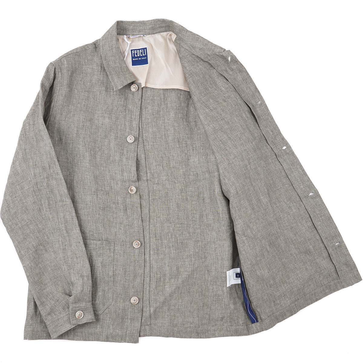 Fedeli 'Bristol' Jacket in Lightweight Linen - Top Shelf Apparel