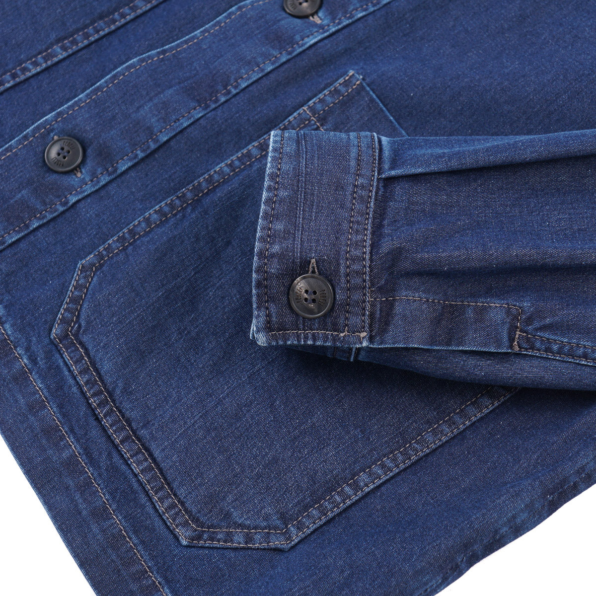 Fedeli 'Bristol' Jacket in Lightweight Denim - Top Shelf Apparel