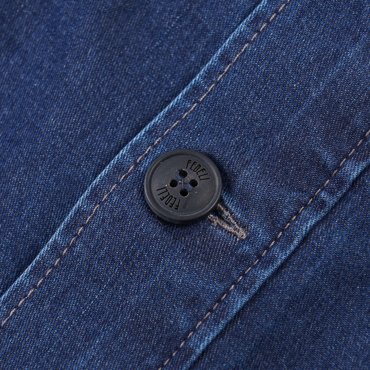 Fedeli 'Bristol' Jacket in Lightweight Denim - Top Shelf Apparel