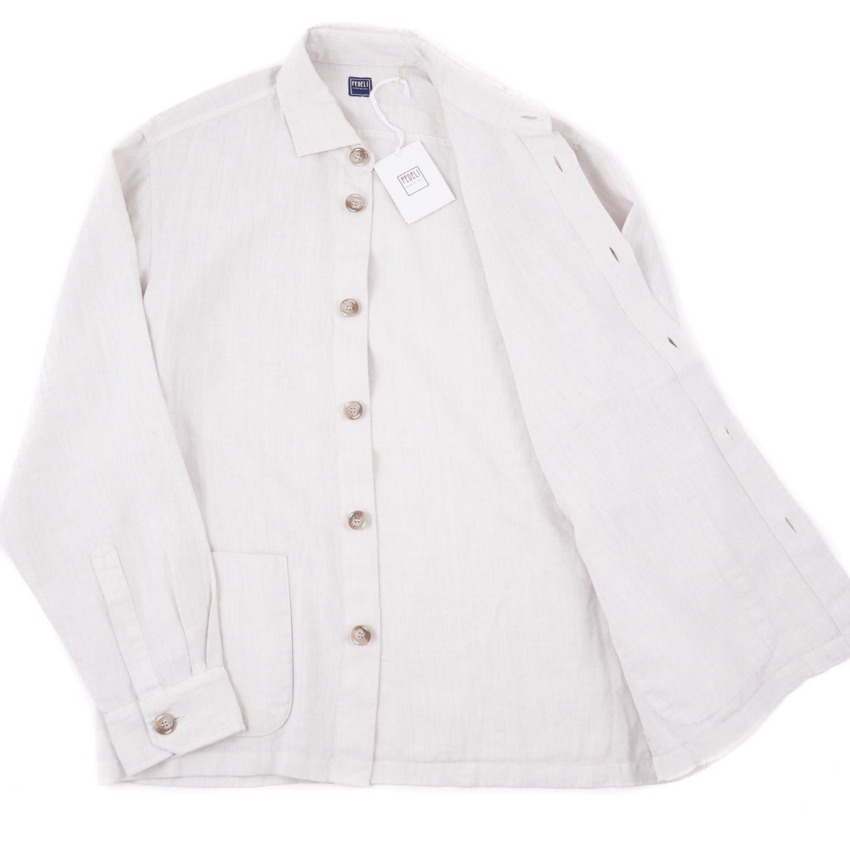 Fedeli Unlined Jacket in Lightweight Linen - Top Shelf Apparel