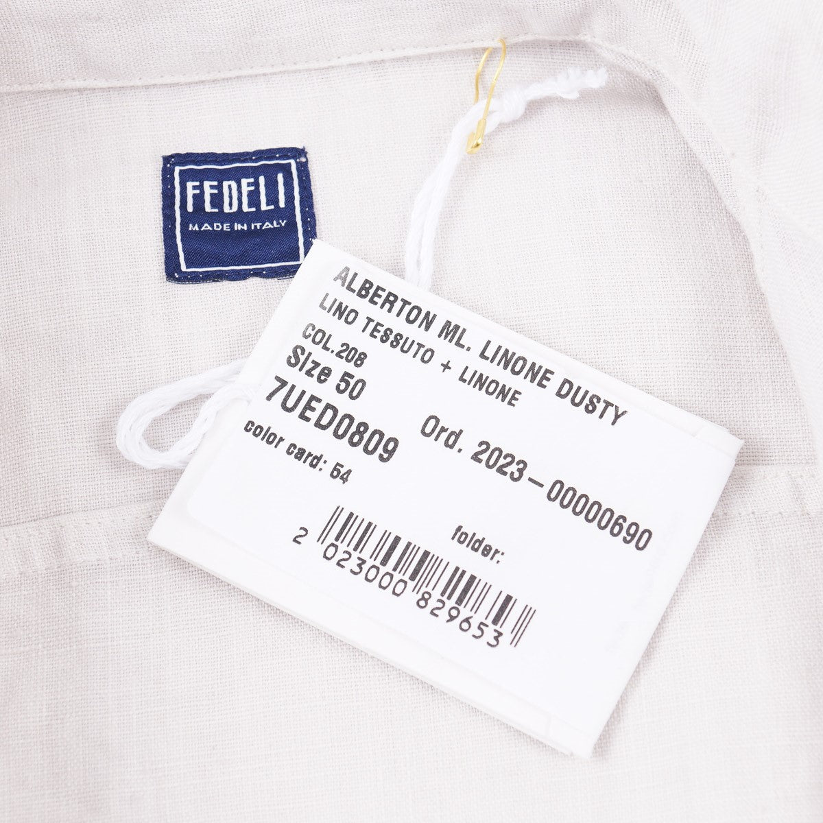 Fedeli Unlined Jacket in Lightweight Linen - Top Shelf Apparel