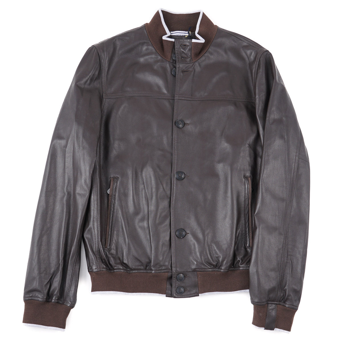 Fedeli Nappa Leather Bomber Jacket - Top Shelf Apparel