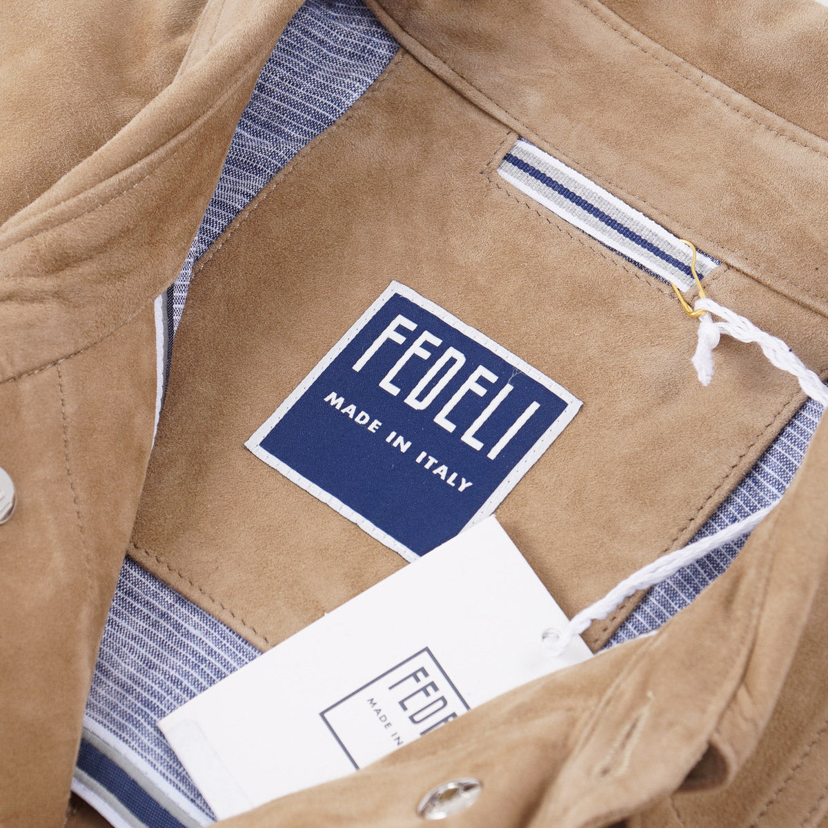 Fedeli Nappa Suede Shirt-Jacket - Top Shelf Apparel