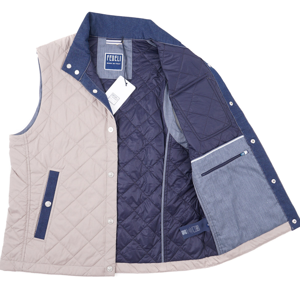 Fedeli Airstop Quilted Outerwear Vest - Top Shelf Apparel