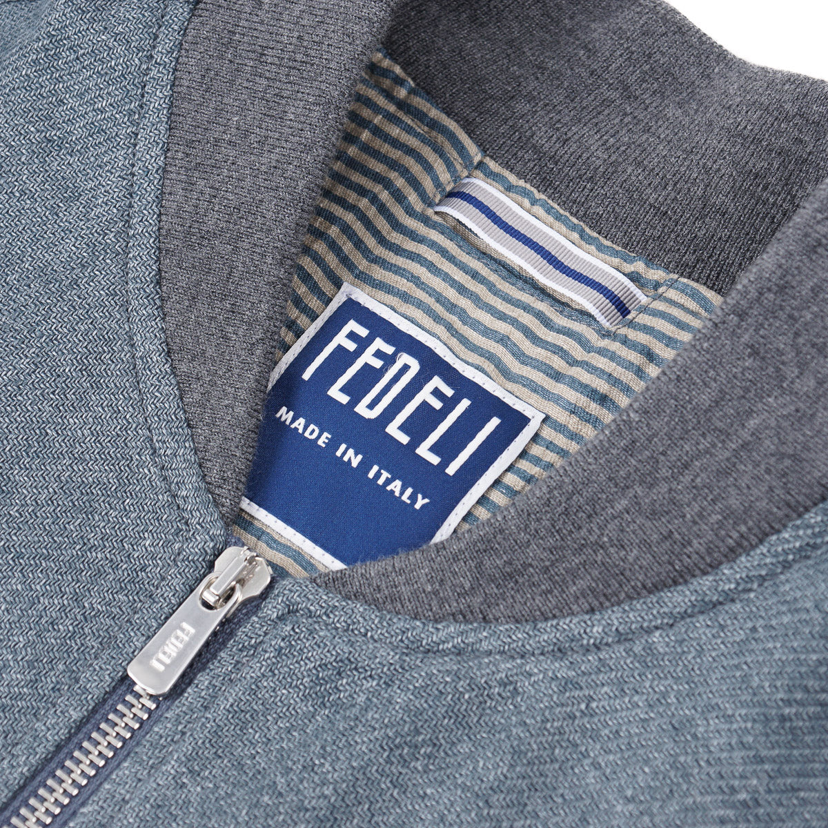 Fedeli Woven Linen-Wool Bomber Jacket - Top Shelf Apparel