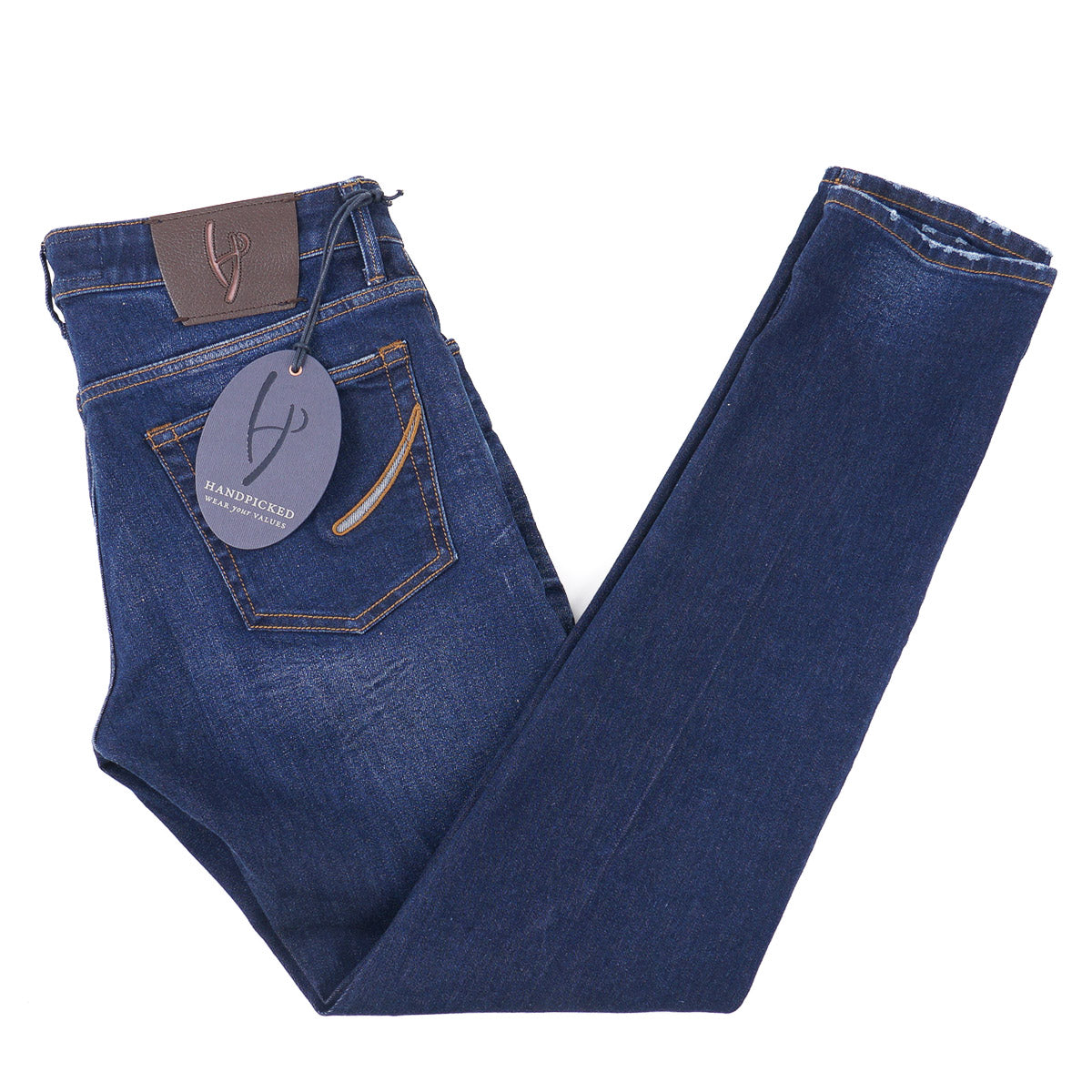 Handpicked 'Orvieto' Slim-Fit Selvedge Denim Jeans - Top Shelf Apparel