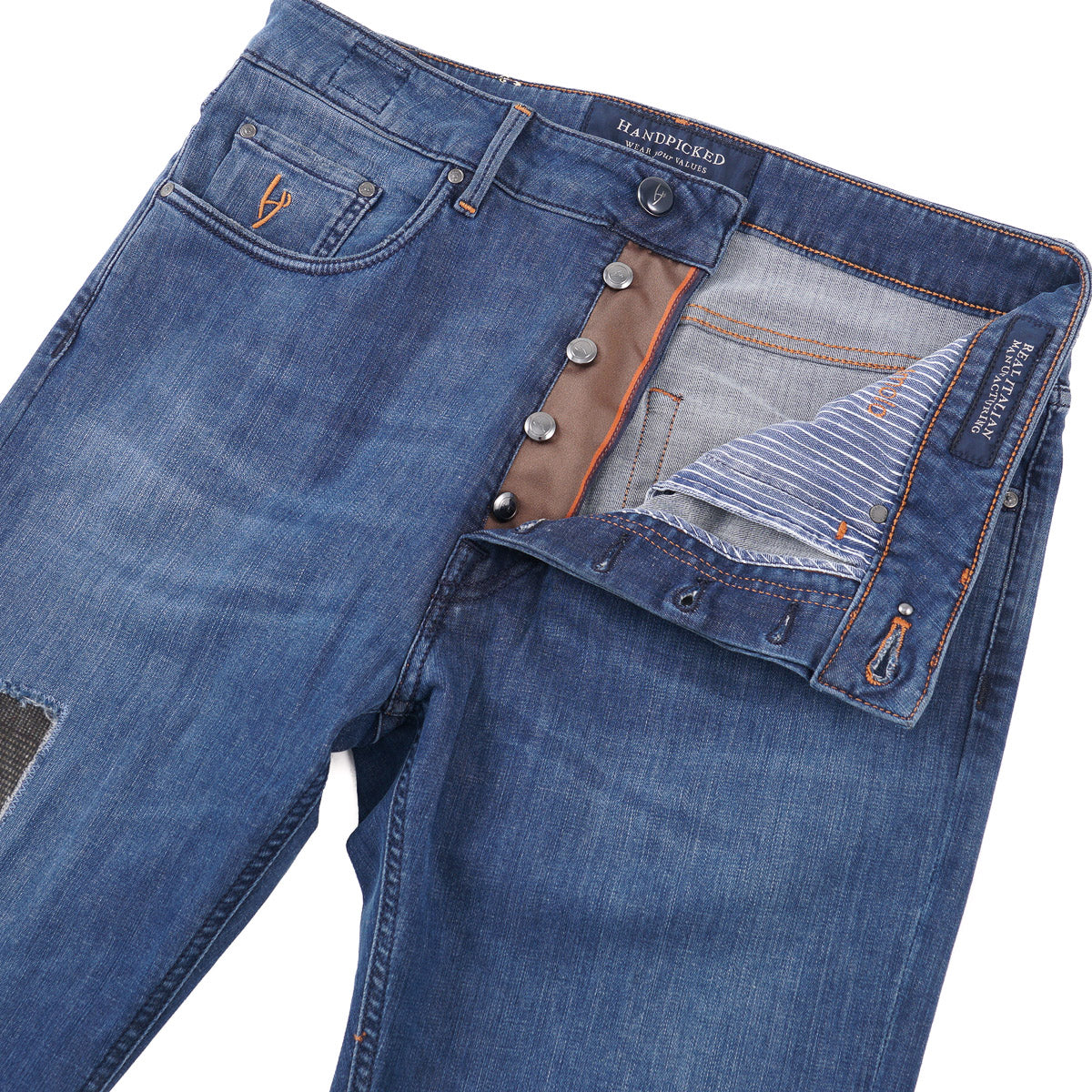 Handpicked 'Imola' Regular-Fit Tapered Denim Jeans - Top Shelf Apparel