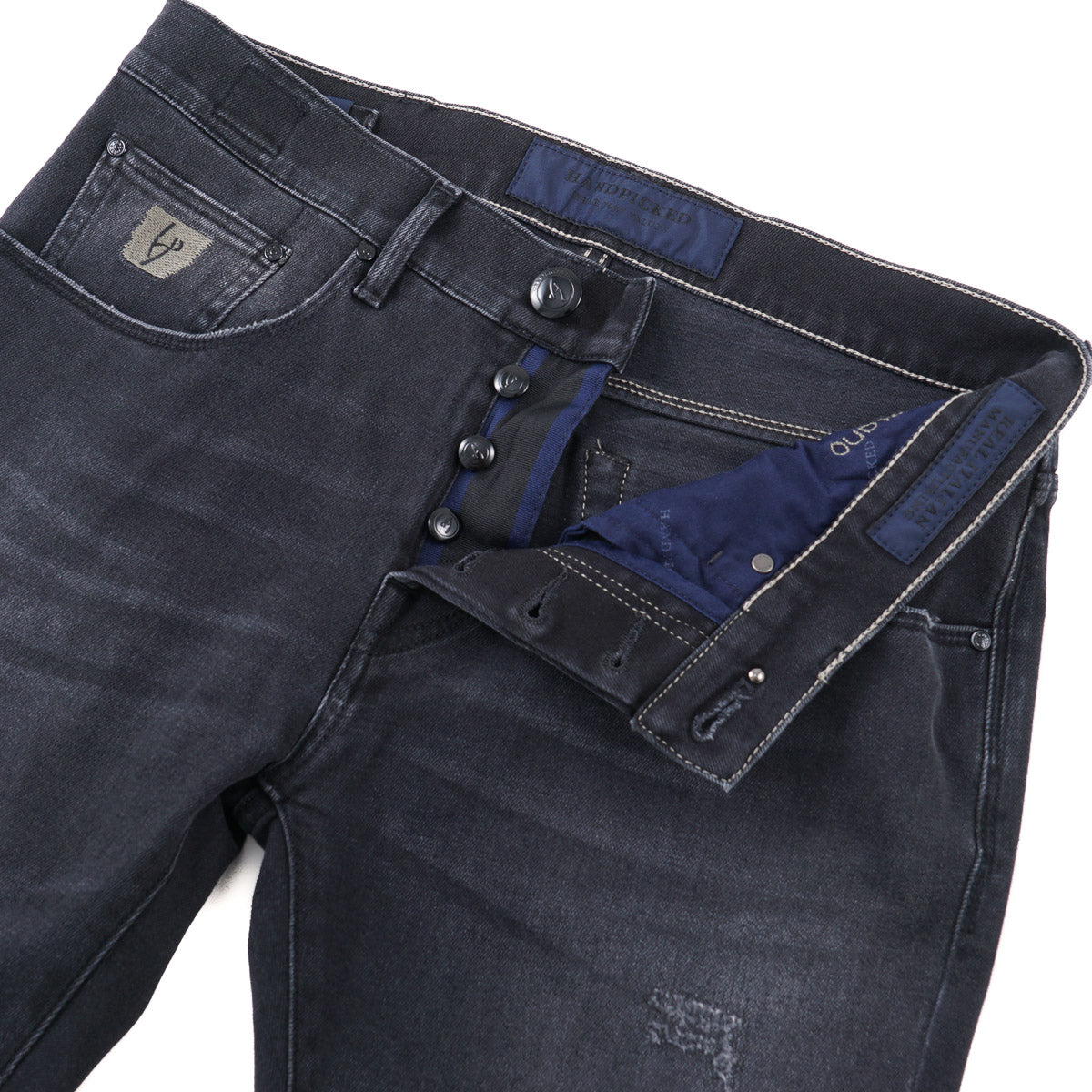 Handpicked 'Milano' Super-Slim Denim Jeans - Top Shelf Apparel