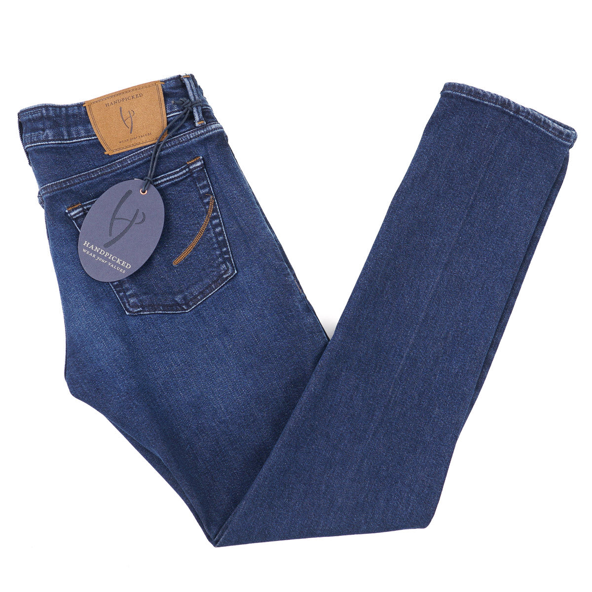 Handpicked 'Parma' Tapered-Fit Denim Jeans - Top Shelf Apparel