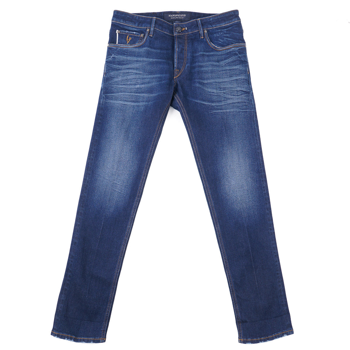 Handpicked 'Orvieto' Slim-Fit Selvedge Denim Jeans - Top Shelf Apparel