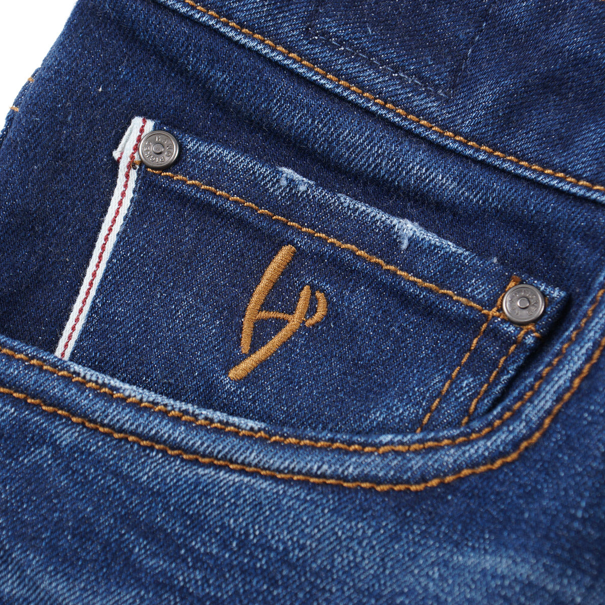 Handpicked 'Orvieto' Slim-Fit Selvedge Denim Jeans - Top Shelf Apparel