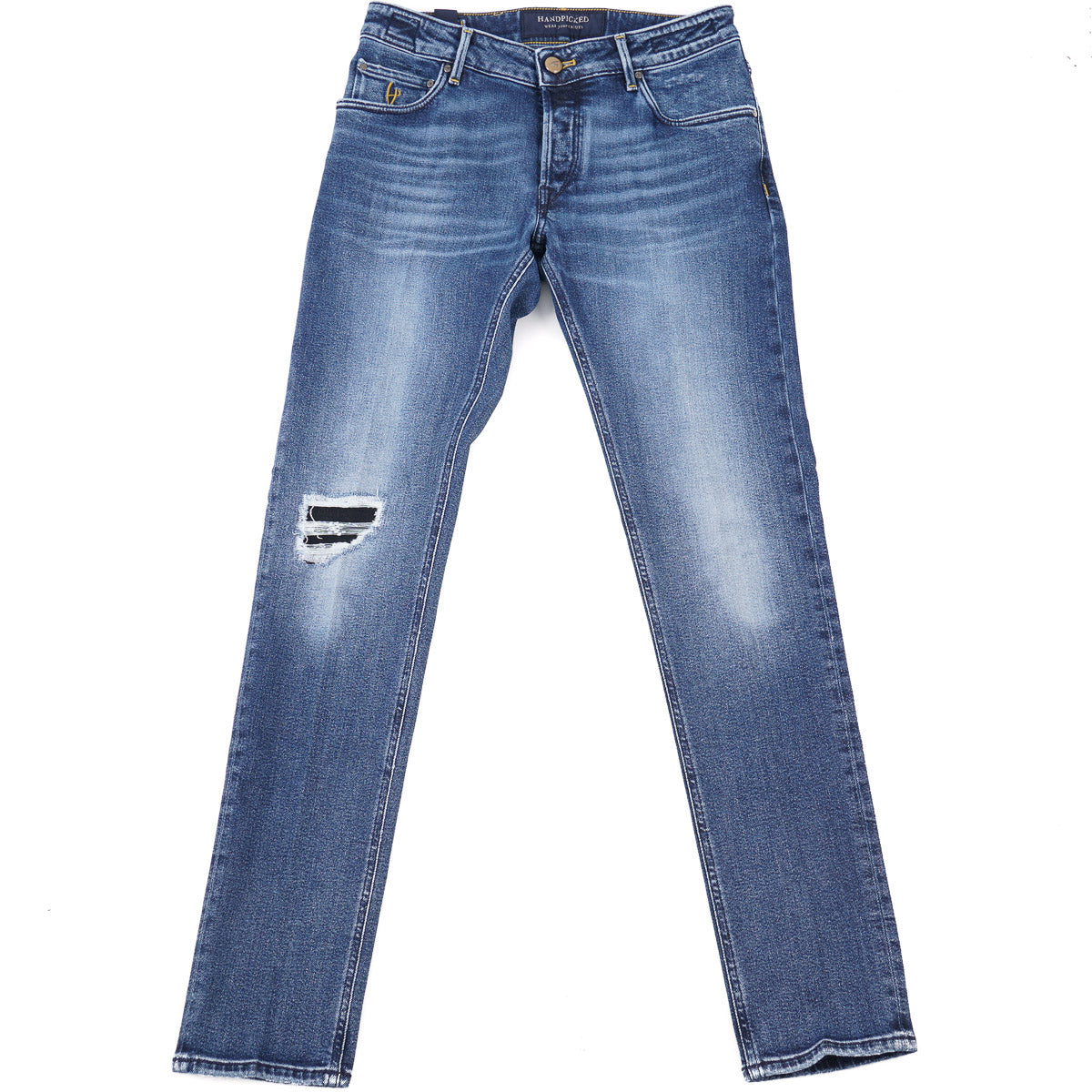 Handpicked 'Orvieto' Slim-Fit Soft Denim Jeans - Top Shelf Apparel