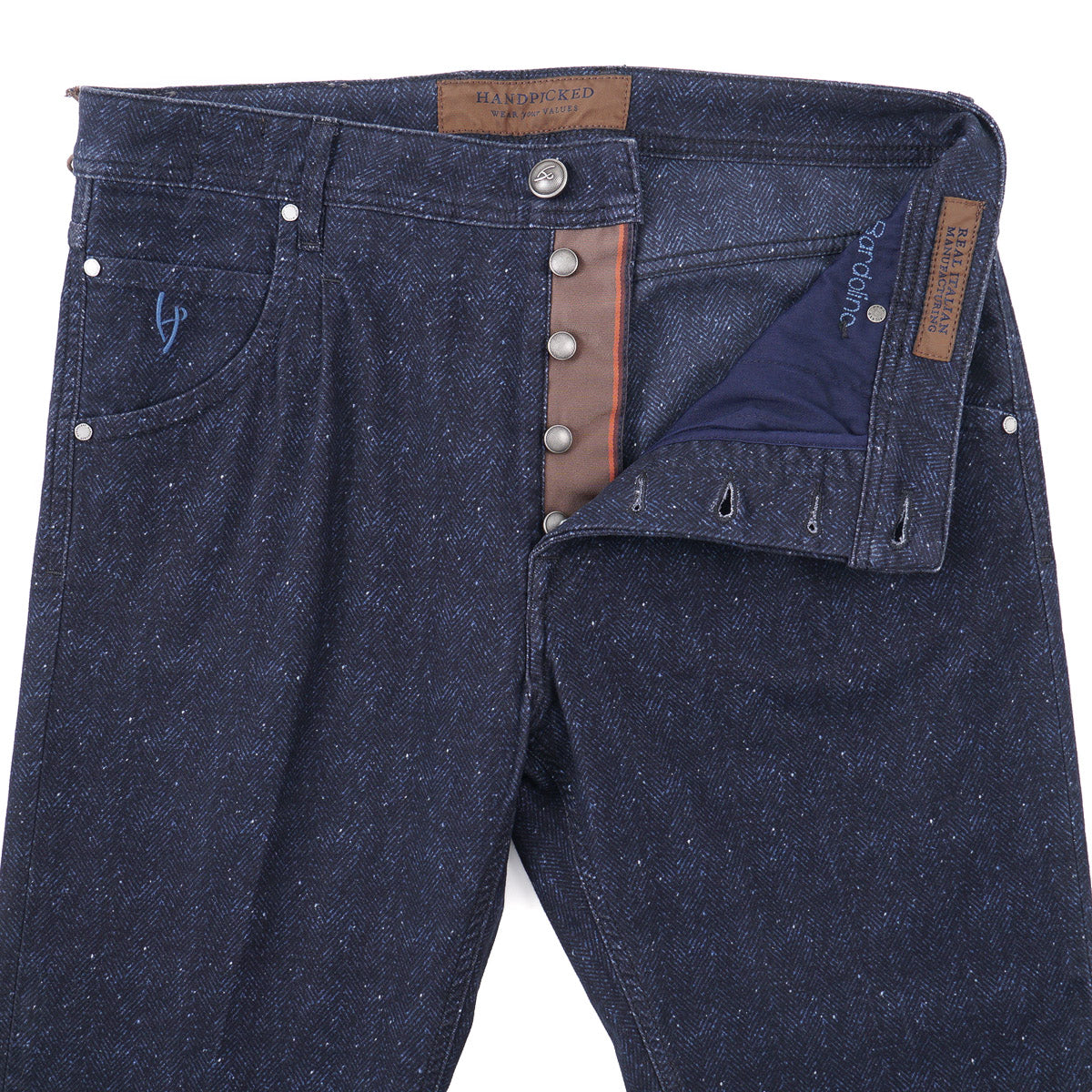 Handpicked Flannel Cotton 5-Pocket Pants - Top Shelf Apparel