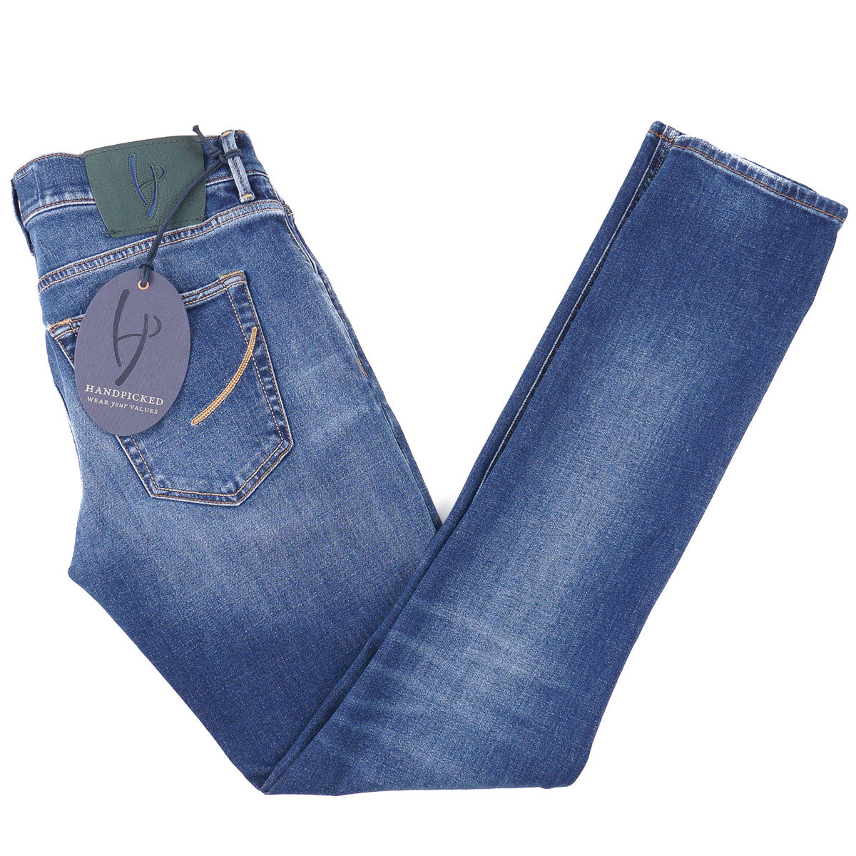 Handpicked 'Milano' Super-Slim Fit Denim Jeans - Top Shelf Apparel