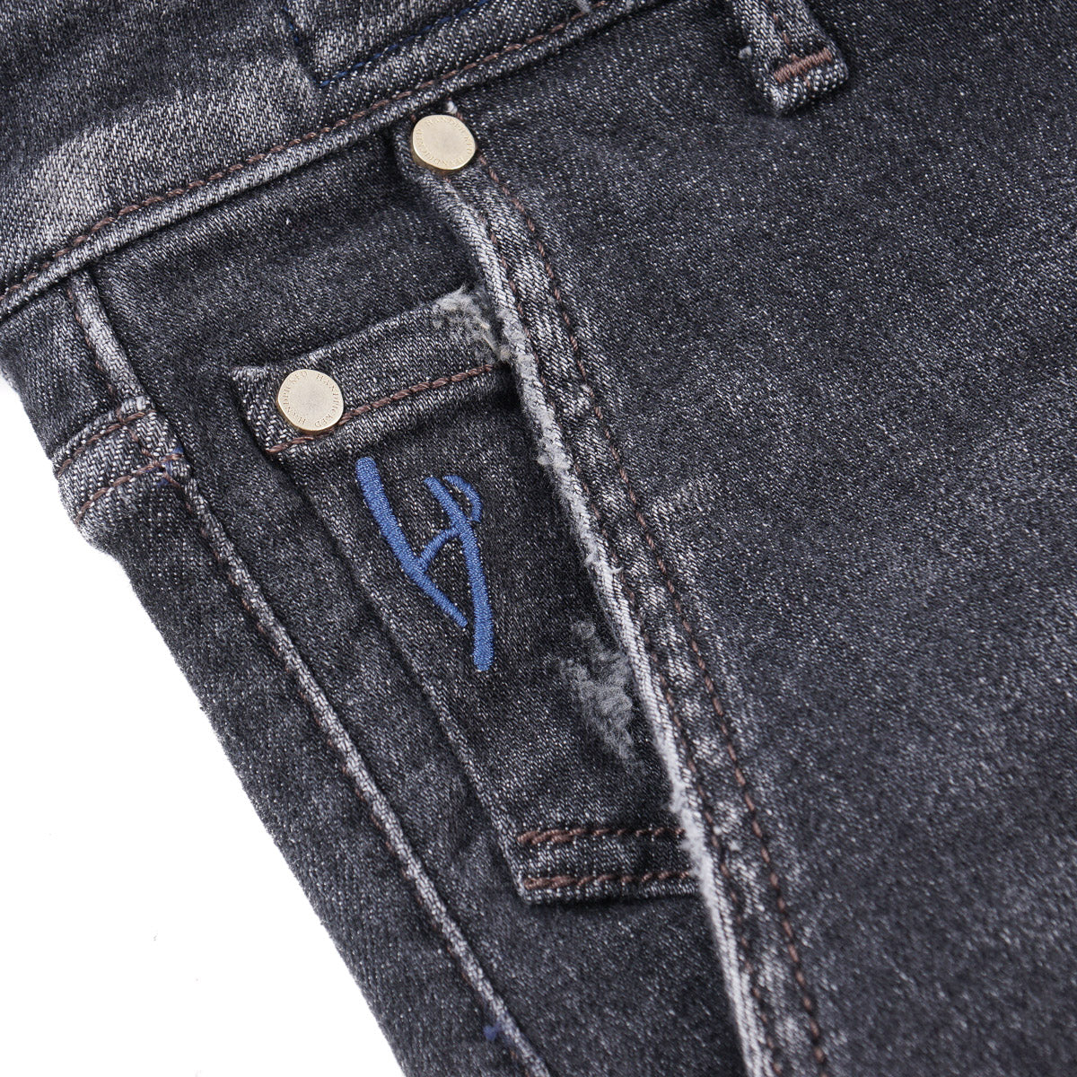 Handpicked 'Parma' Tapered-Fit Denim Jeans - Top Shelf Apparel