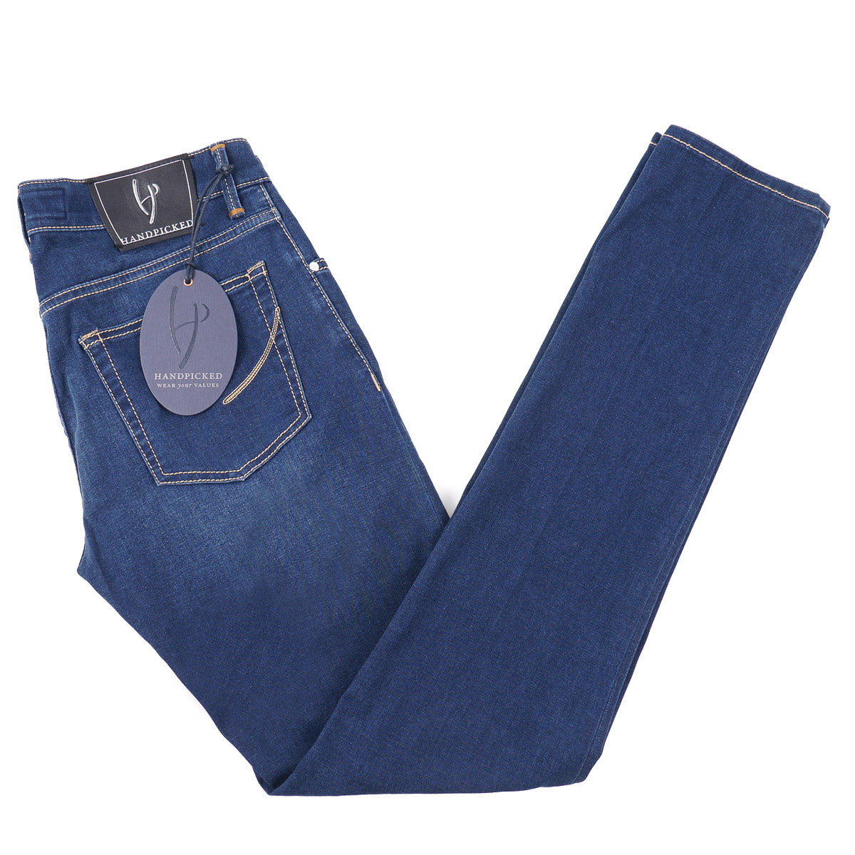 Handpicked 'Orvieto' Slim-Fit Stretch Denim Jeans - Top Shelf Apparel