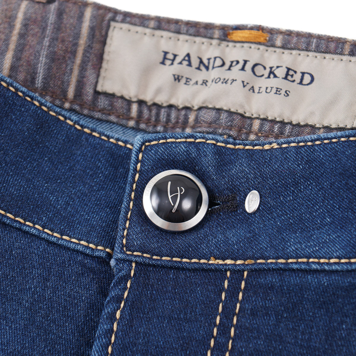 Handpicked 'Orvieto' Slim-Fit Stretch Denim Jeans - Top Shelf Apparel