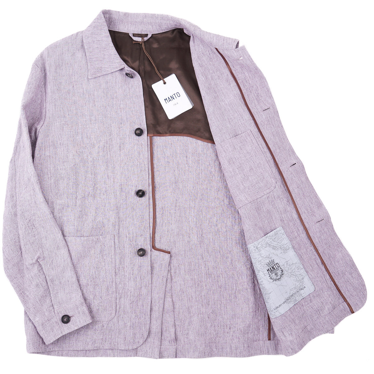 Manto Lightweight Linen Chore Jacket