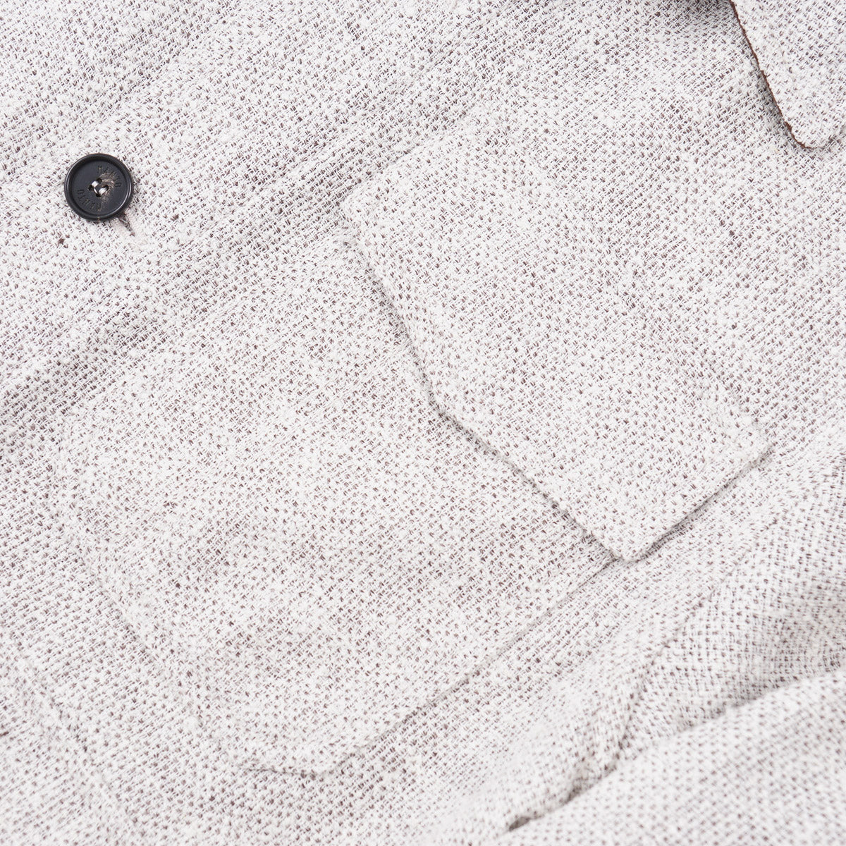 Manto Linen-Wool-Silk Short Field Jacket