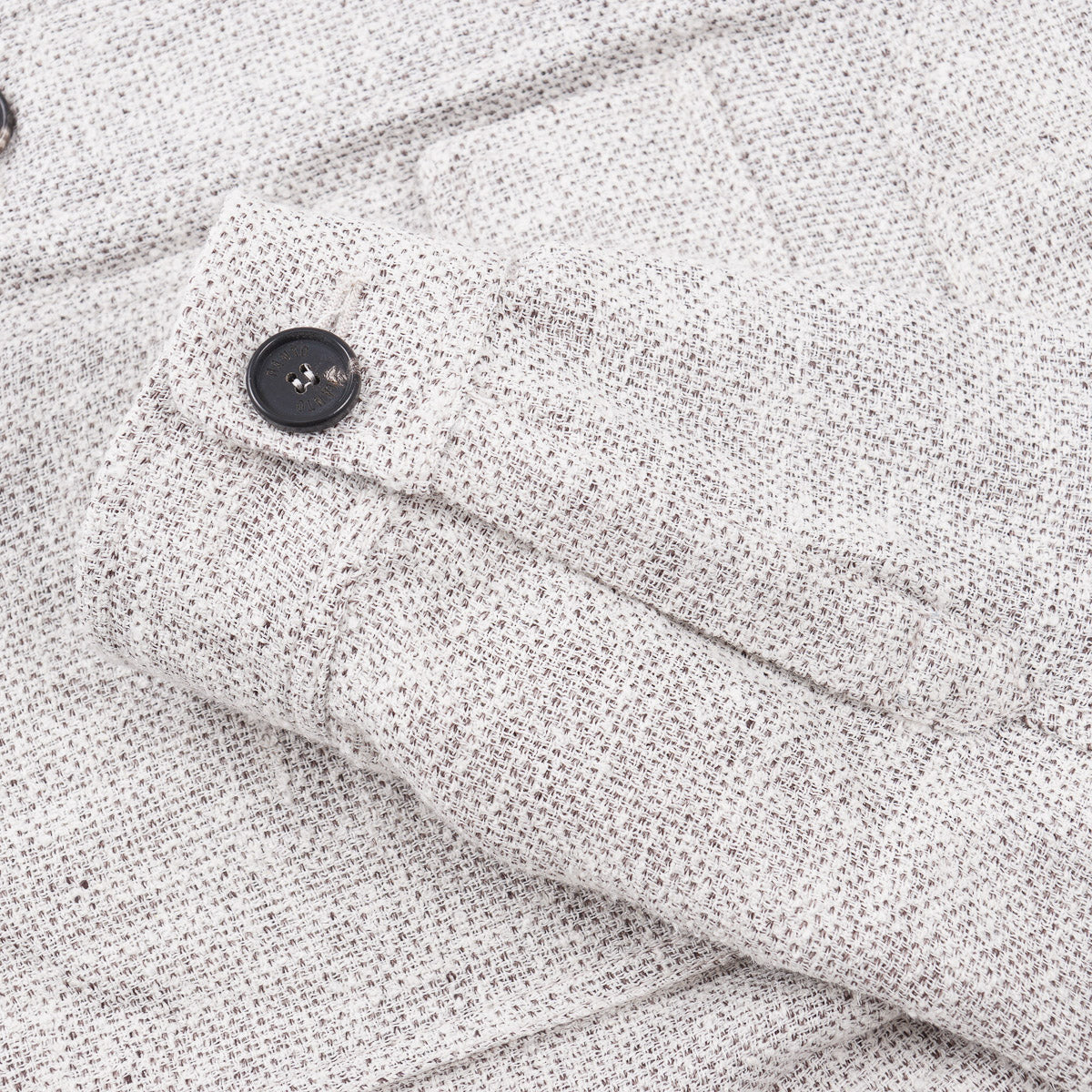Manto Linen-Wool-Silk Short Field Jacket