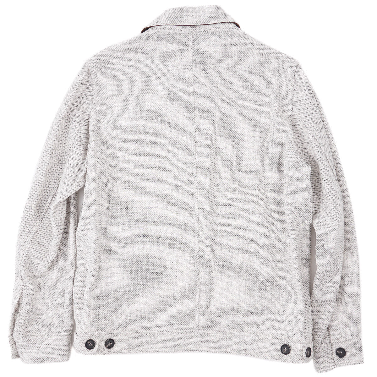 Manto Linen-Wool-Silk Short Field Jacket
