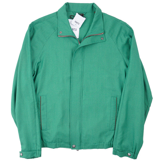 Manto Lightweight Wool-Silk Bomber Jacket