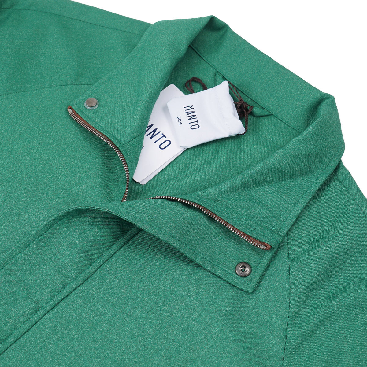 Manto Lightweight Wool-Silk Bomber Jacket