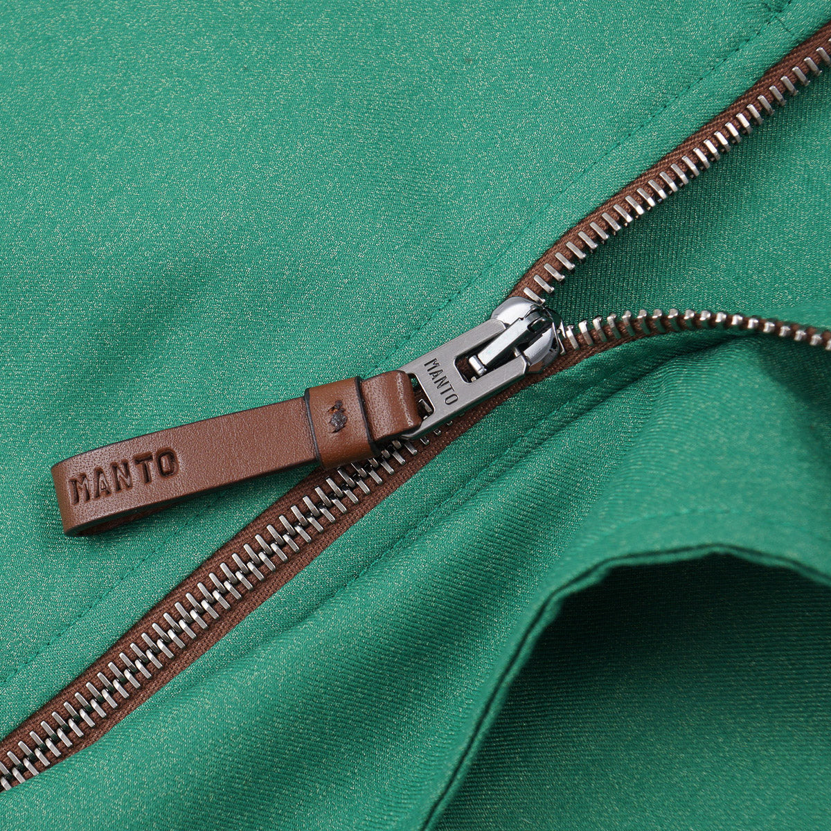 Manto Lightweight Wool-Silk Bomber Jacket