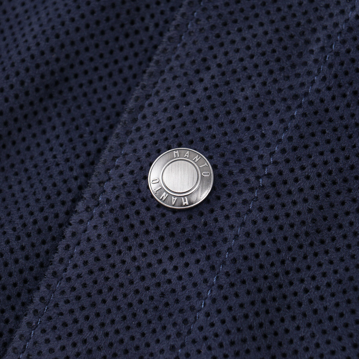 Manto Lightweight Perforated Suede Overshirt