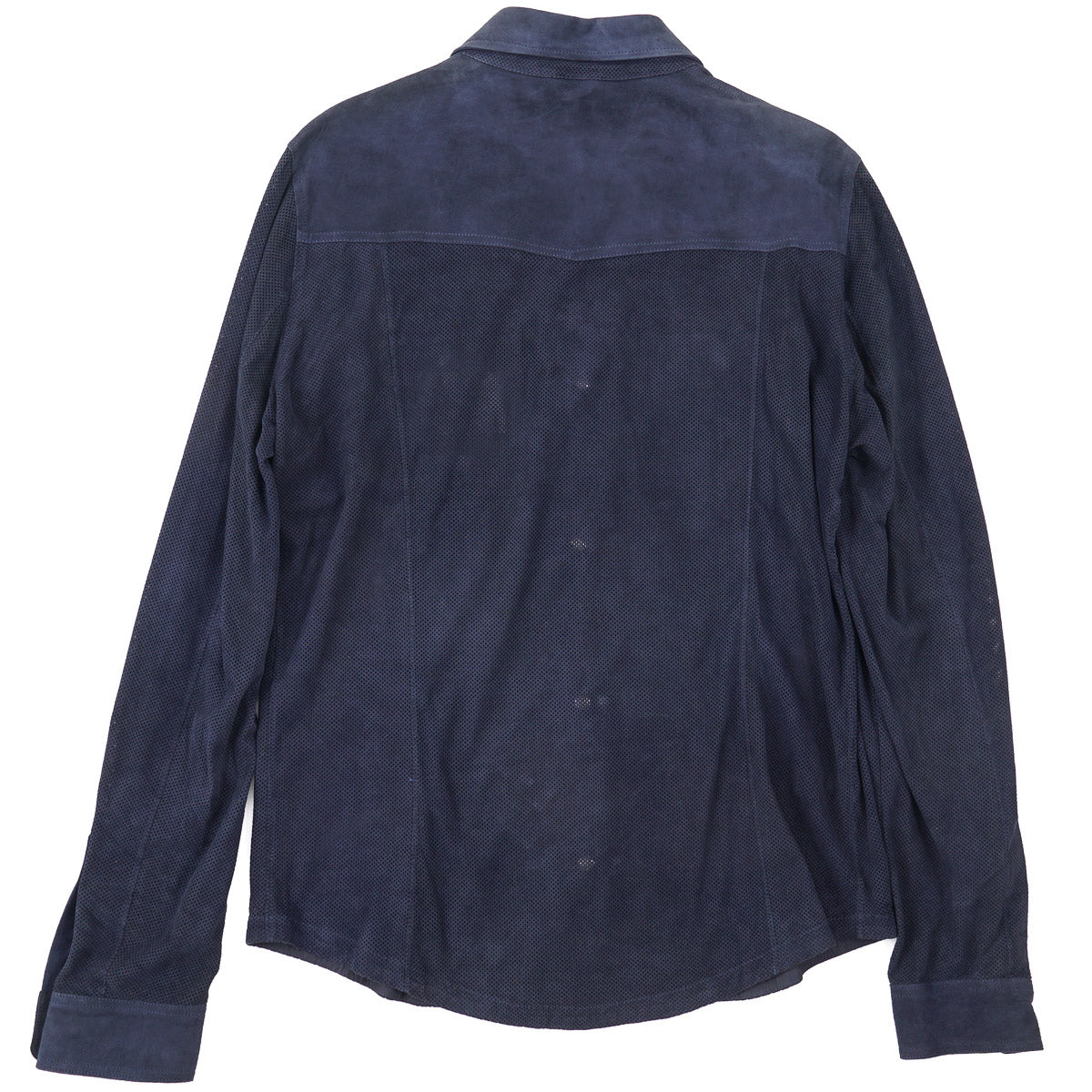 Manto Lightweight Perforated Suede Overshirt