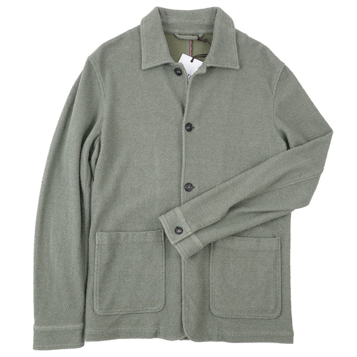 Manto Textured Cotton-Silk Jacket