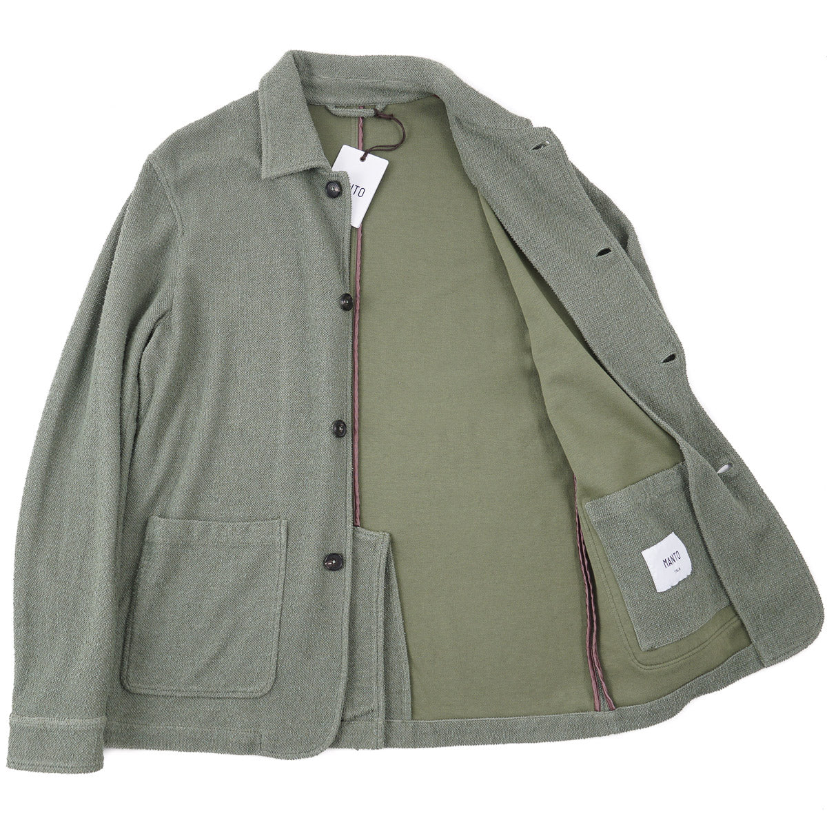 Manto Textured Cotton-Silk Jacket