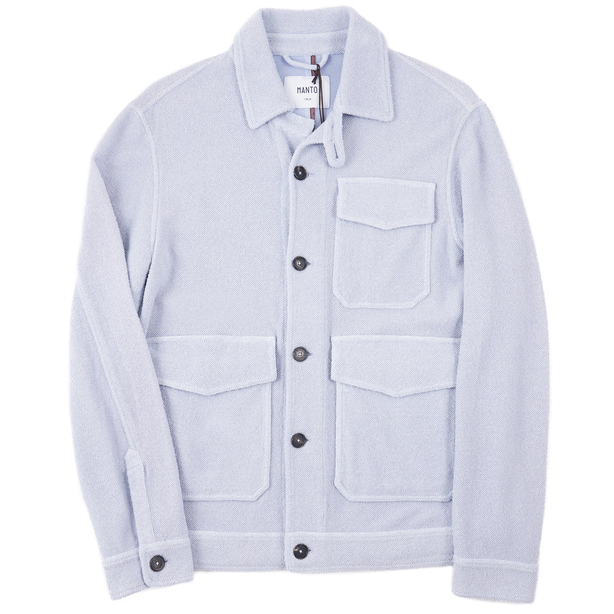 Manto Textured Cotton-Silk Jacket
