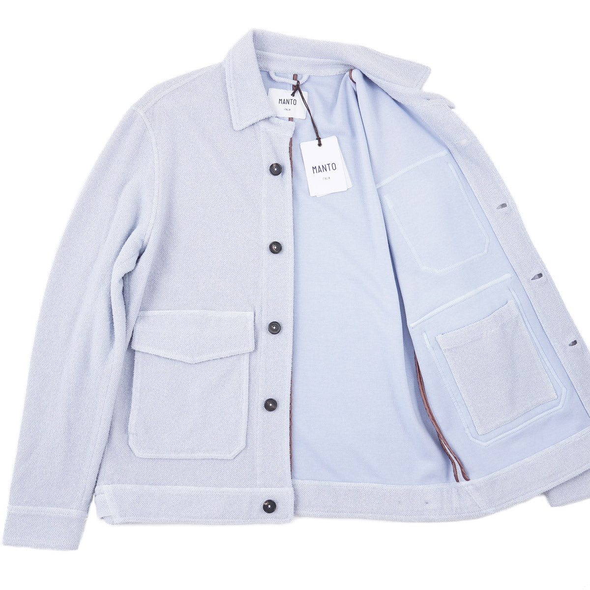 Manto Textured Cotton-Silk Jacket