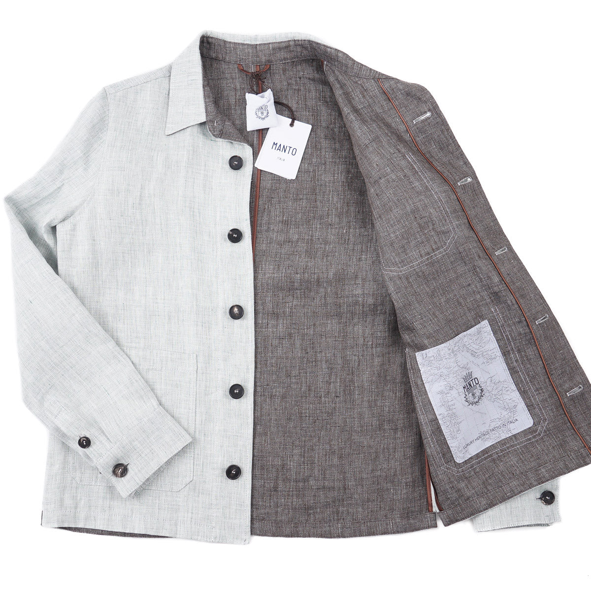 Manto Woven Linen Chore Jacket