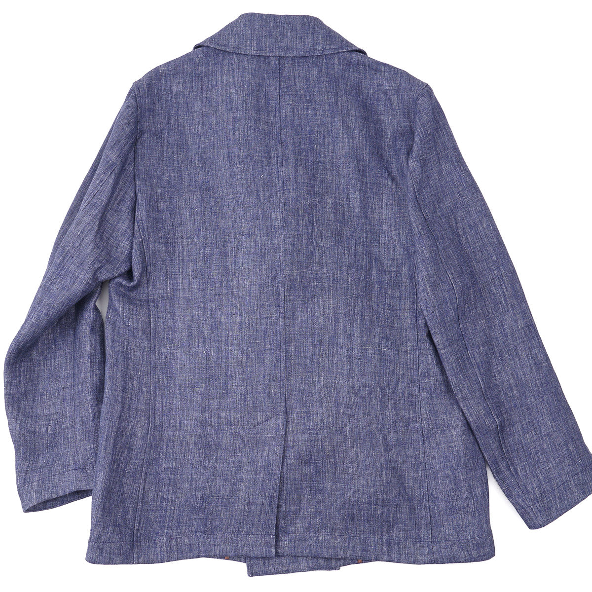 Manto Woven Linen Pea Coat