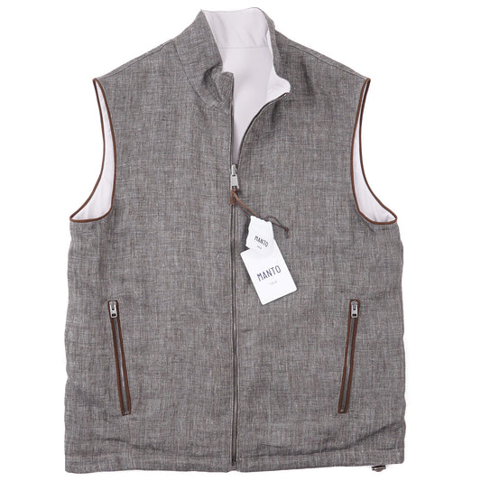 Manto Reversible Wool-Linen Vest