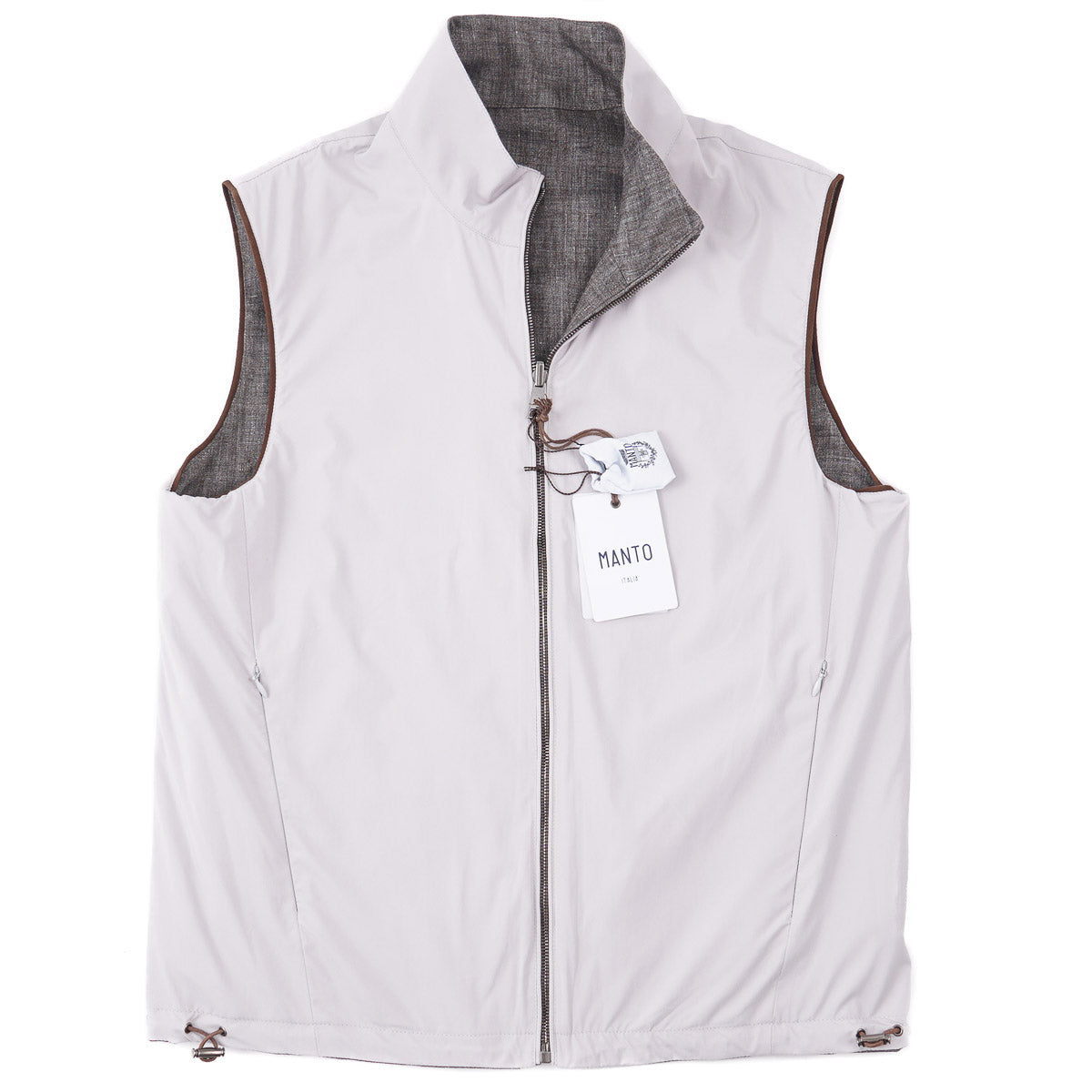 Manto Reversible Wool-Linen Vest
