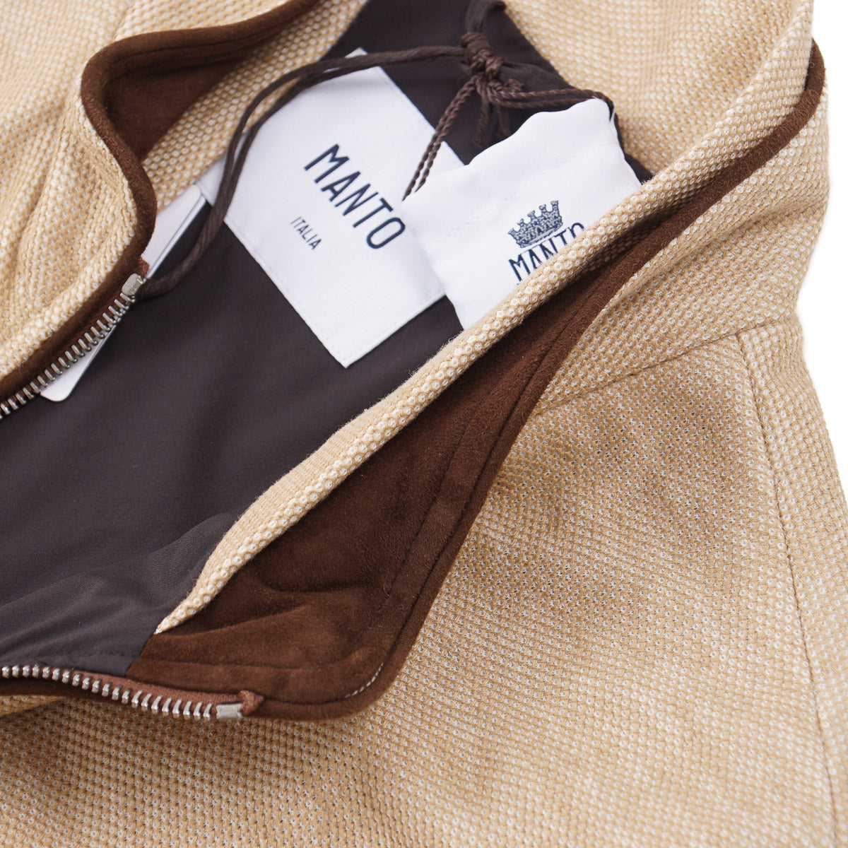Manto Pique Cotton-Linen Vest