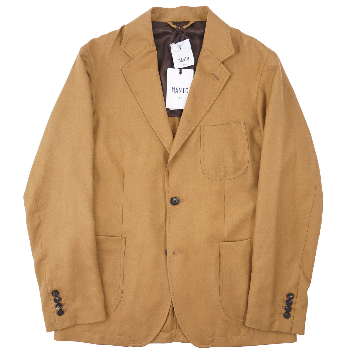 Manto Light Wool-Silk Blazer Jacket