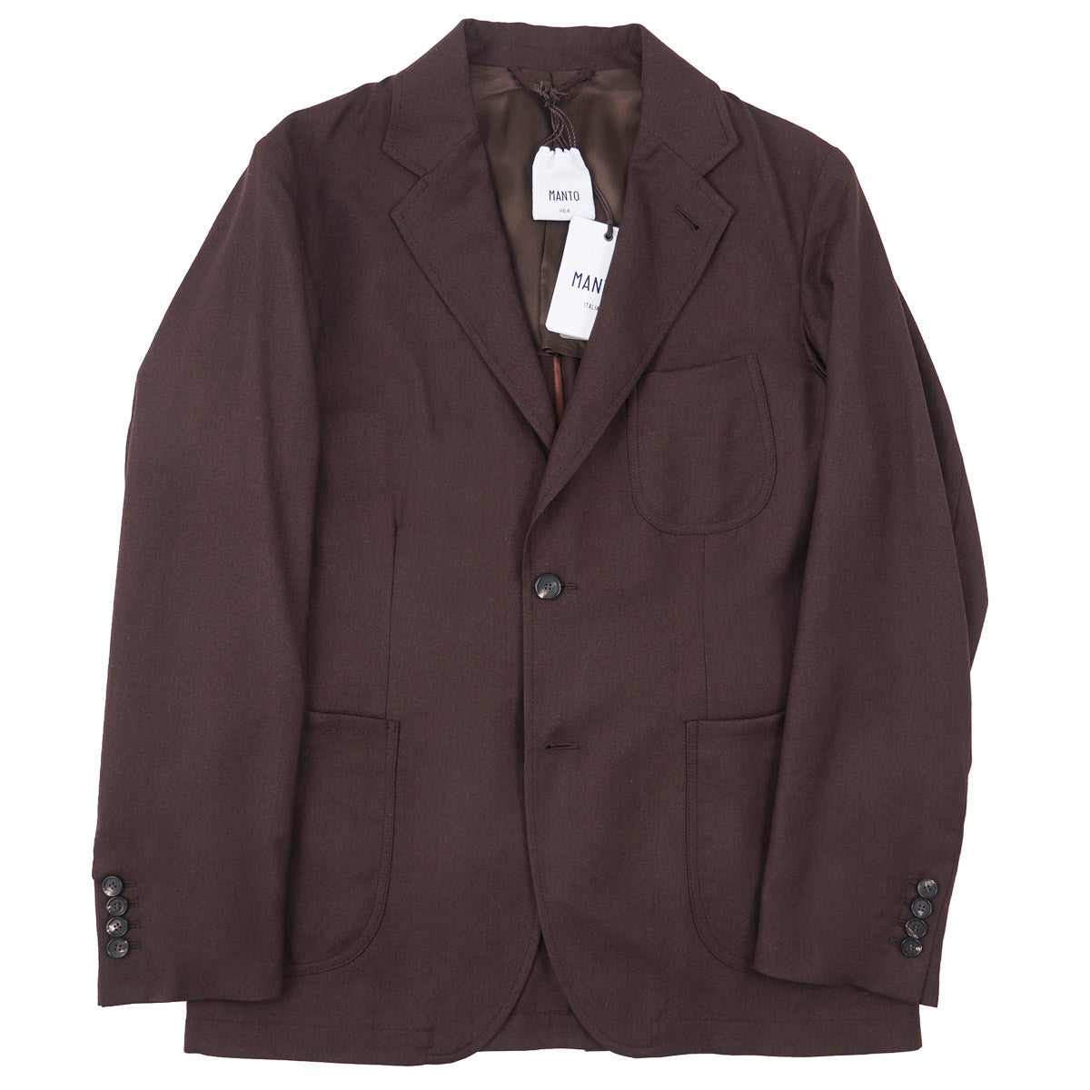 Manto Light Wool-Silk Blazer Jacket