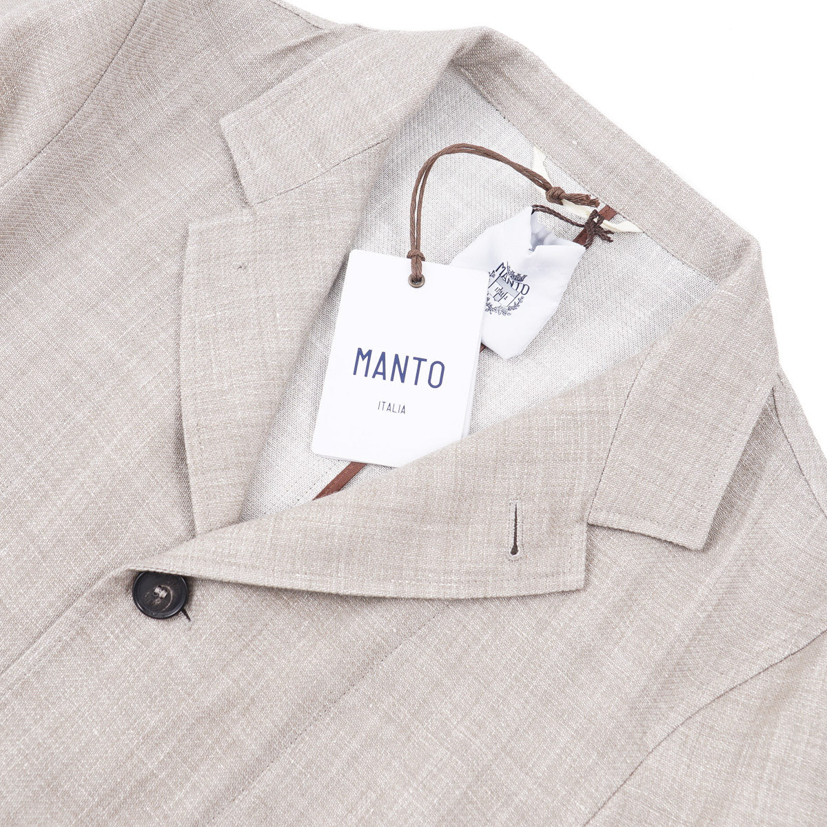 Manto Lightweight Linen-Wool Blazer