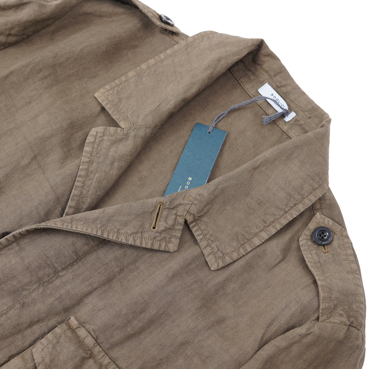 Boglioli Pure Linen Field Jacket