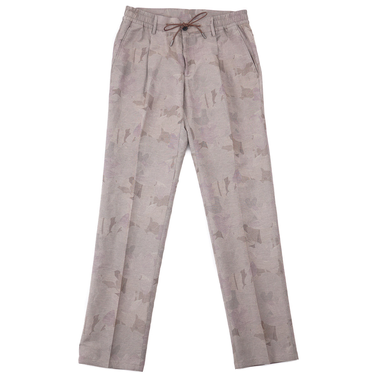 Manto Drawstring Cotton-Linen Pants