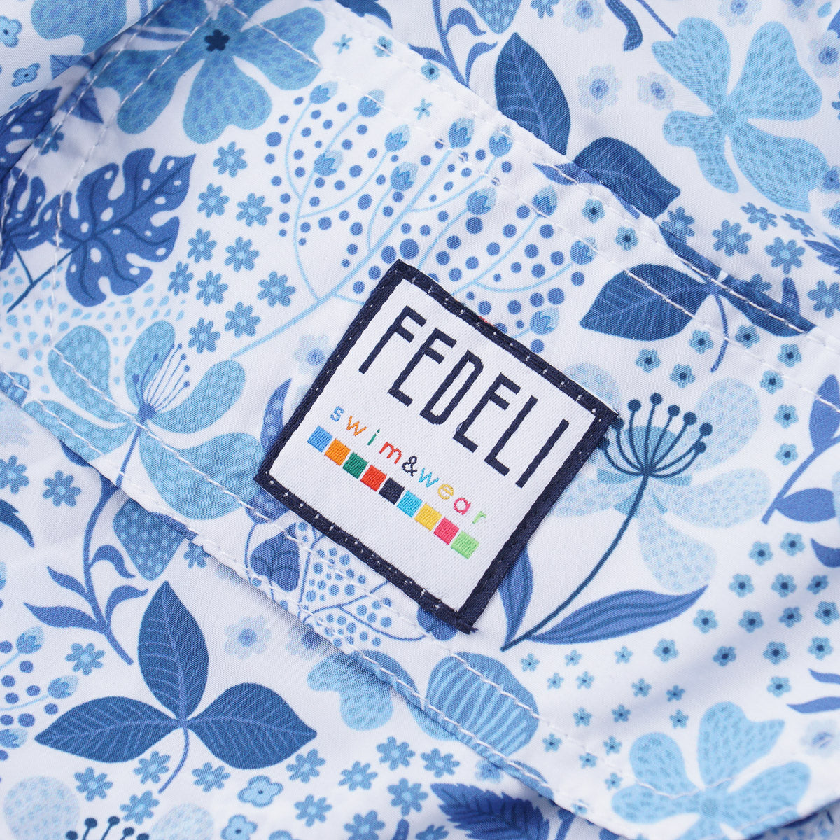 Fedeli 'Madeira' Printed Swim Trunks