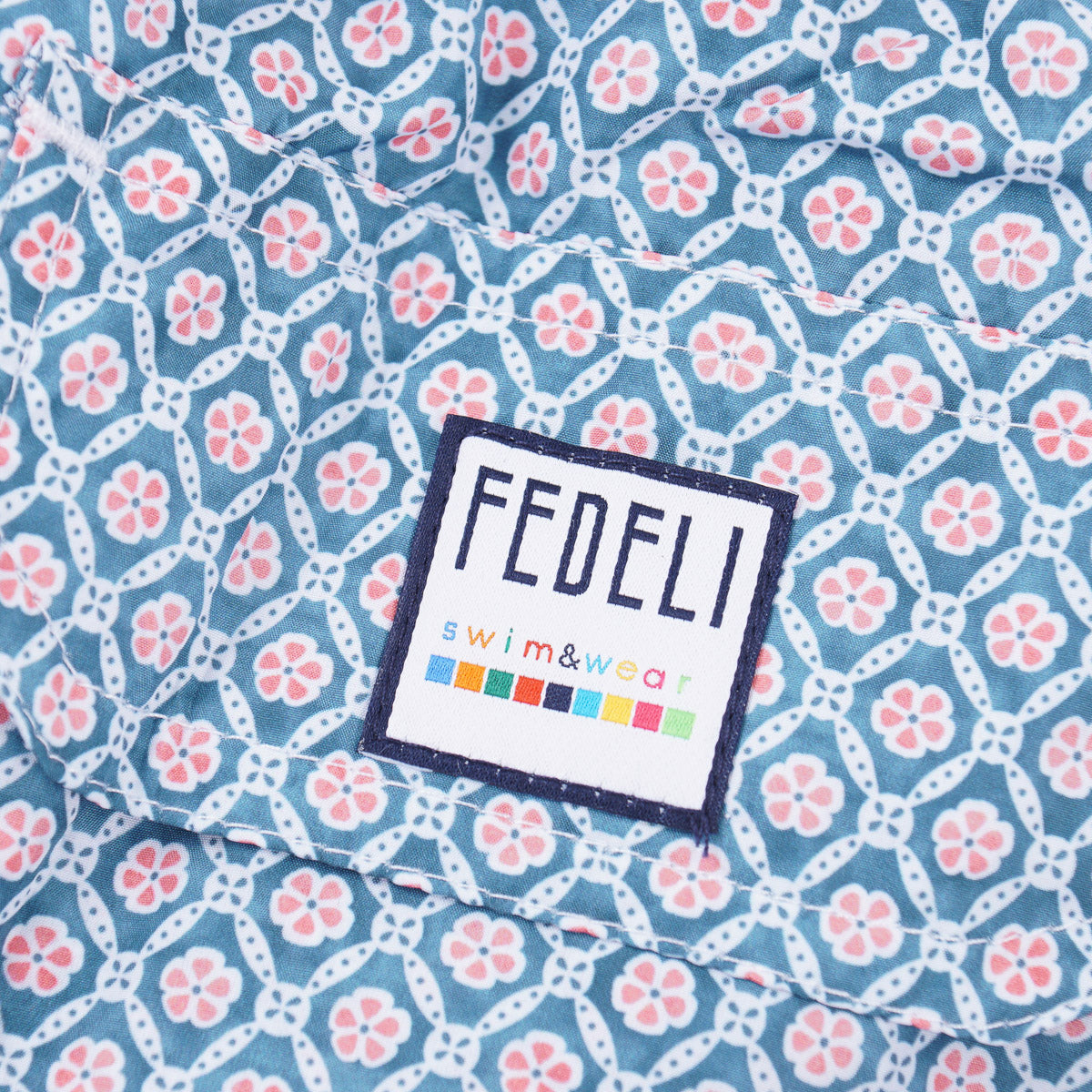 Fedeli 'Madeira' Printed Swim Trunks
