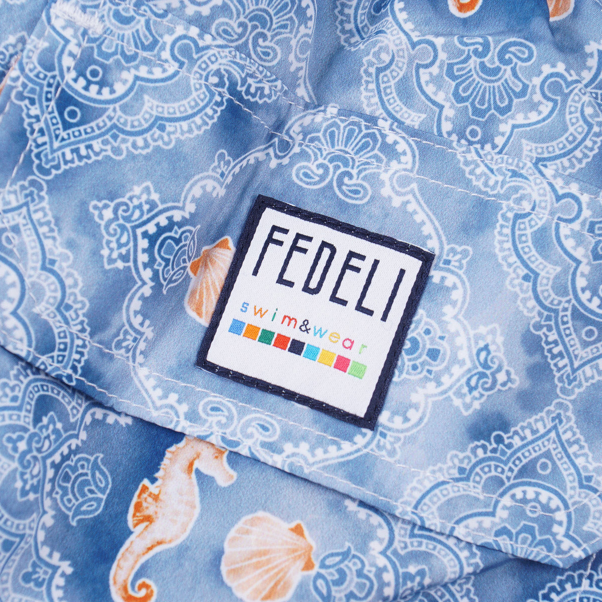 Fedeli 'Madeira' Printed Swim Trunks - Top Shelf Apparel