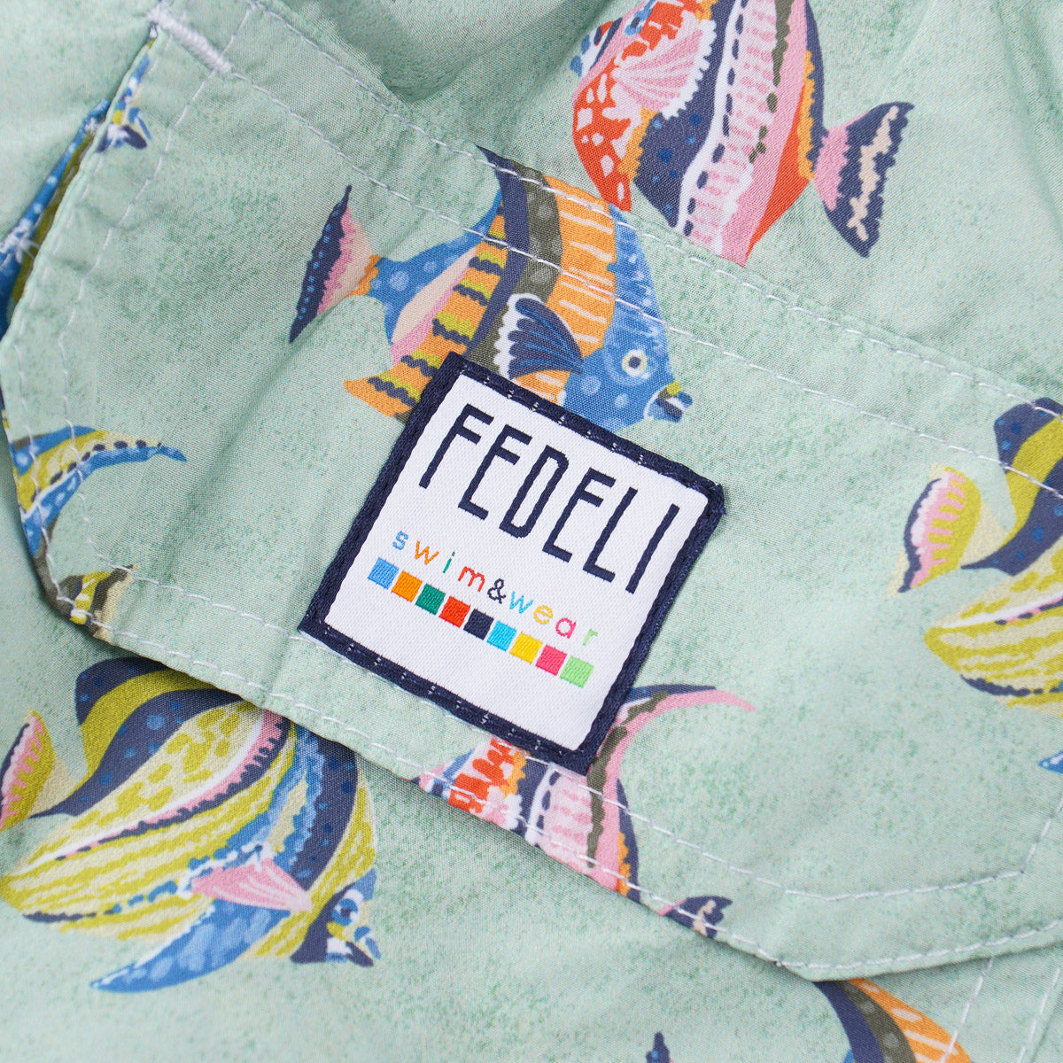 Fedeli 'Madeira' Printed Swim Trunks - Top Shelf Apparel